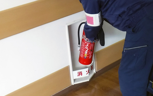 防災機器の販売